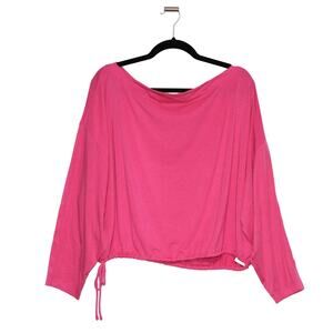 Athleta Cool Down Top In Tulip Pink Size XL NWT